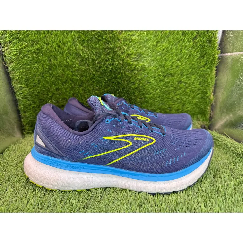Brooks Glycerin 19 1103561D443 Athletic Sneaker Men's 11D Blue Mesh Gym Training